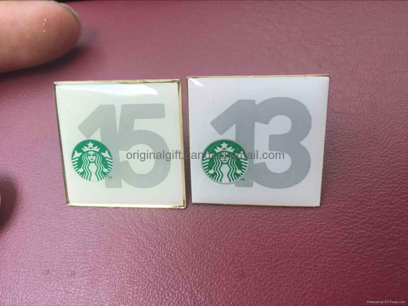 Customized metal stamps,customized badges, fake enamel glue stamps 4