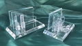 香港景水晶卡片座,訂造水晶模型, crystal name card holder 5