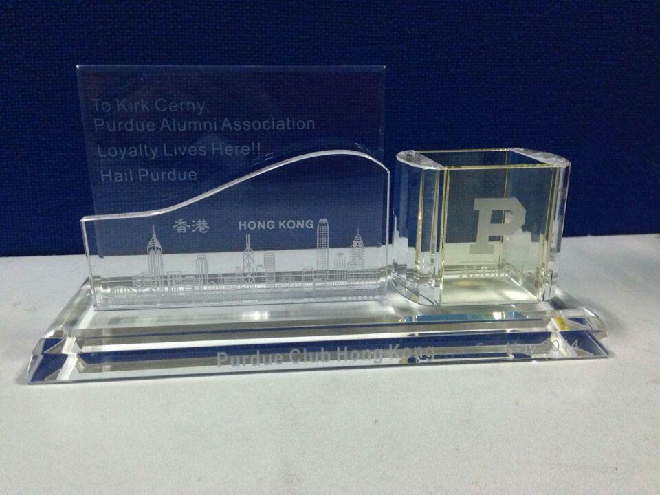香港設計水晶卡片座,定製水晶產品,香港品牌,香港特色精品
