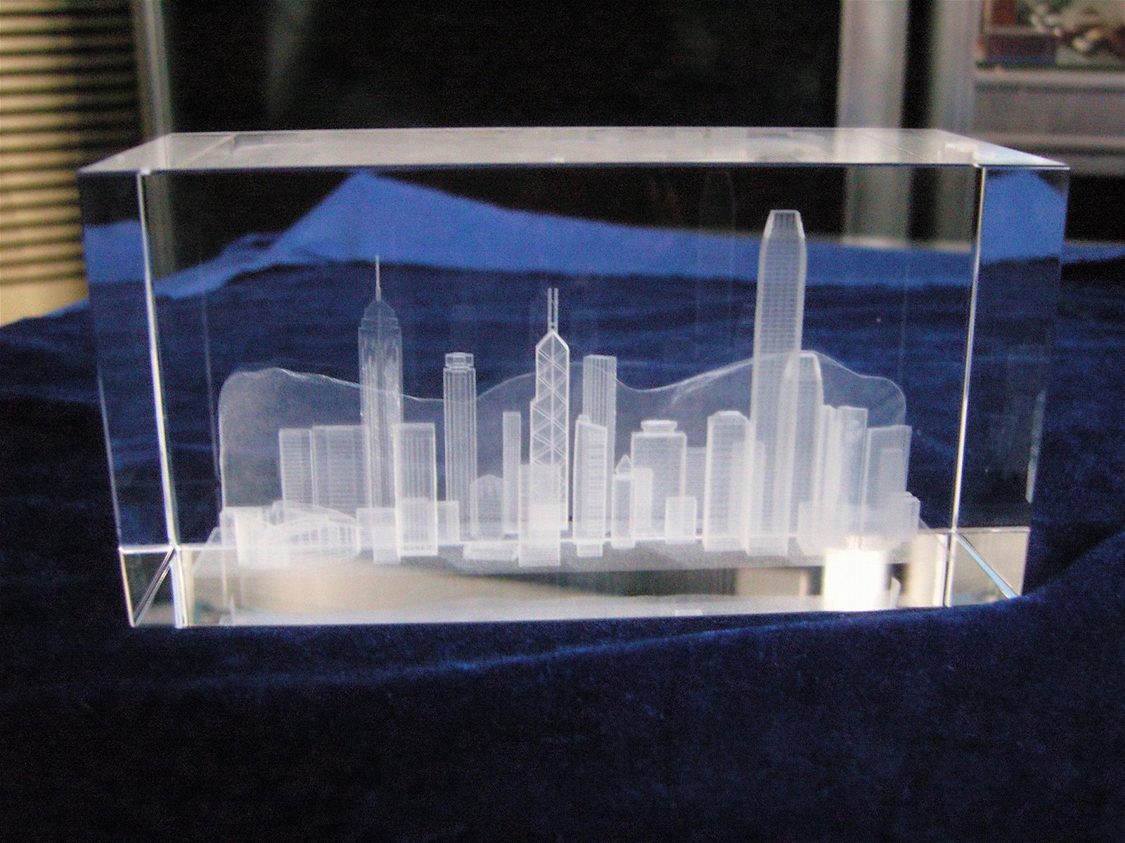 3D立體內雕香港景
