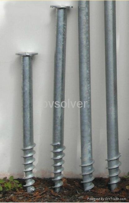 Screw pile photovoltaic support 4