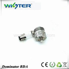 Wholesale dominator rda atomizer clone with glass drip tip