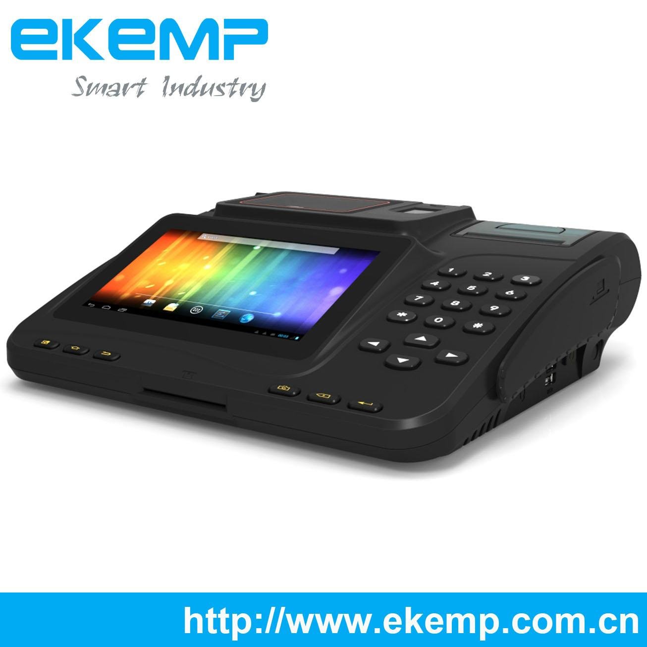 EKEMP Android All in One 7' Fingerprint Scan Tablet PC with RFID Card Reader 3