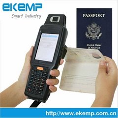 EKEMP Wireless Bluetooth Industrial Handheld PDA with Fingerprint Scanner