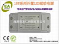 15W external LED drive power can be passed CE/UL/ROHS certification