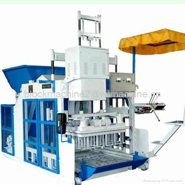 WT10-15 Automatic mobile hollow block machine