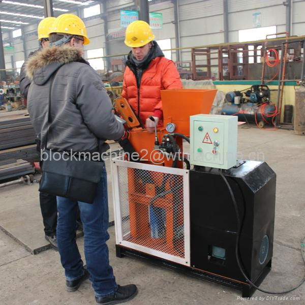 WT1-25 hydraulic interlocking block machine