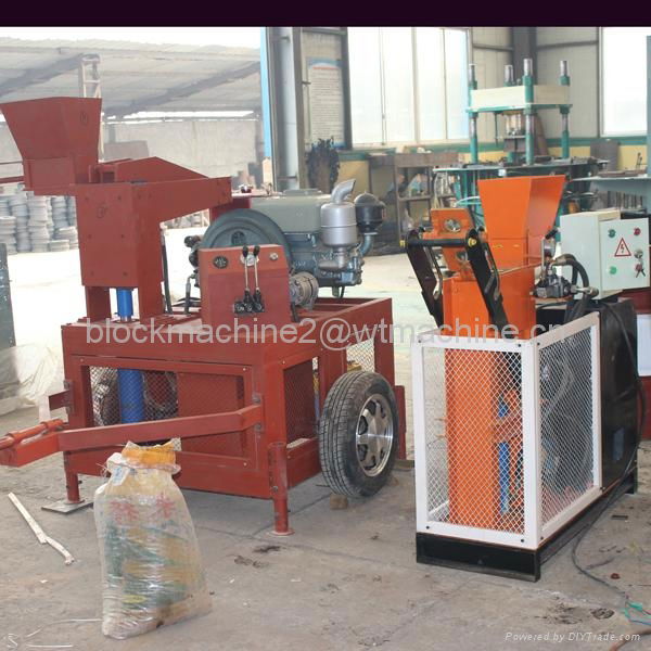 WT1-20 hydraform ibterlocking brick machine 4