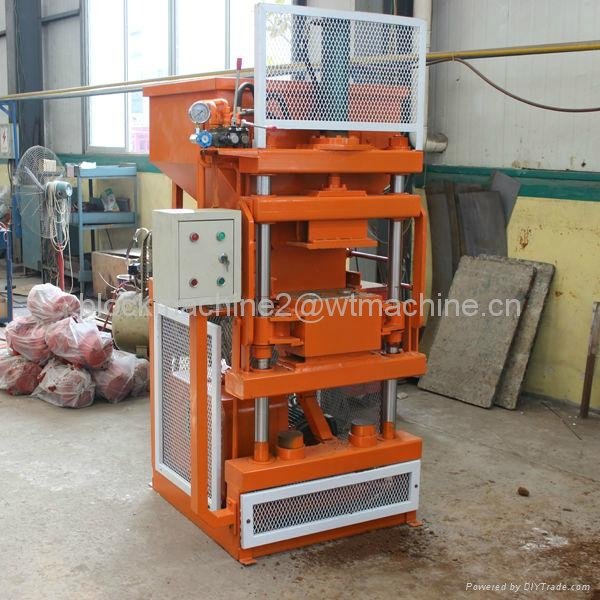 WT1-10 interlocking clay block machine production line 2