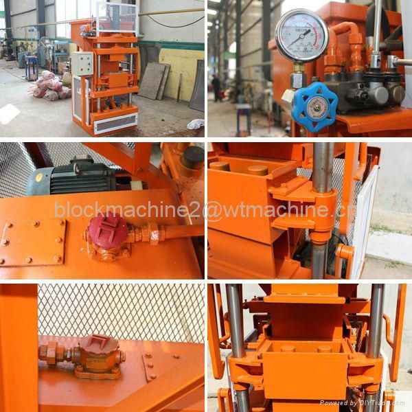 WT1-10 interlocking clay block machine production line 3