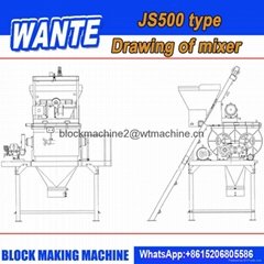 JS500 concrete mixer