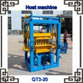 QTY3-20 simple paver brick machine 1