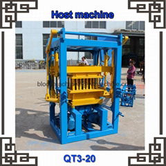 QTY3-20 simple paver brick machine