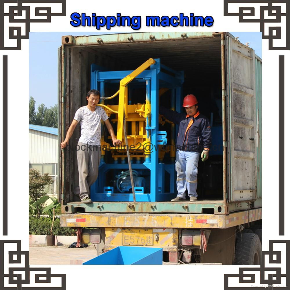 QTY3-20 simple paver brick machine 5