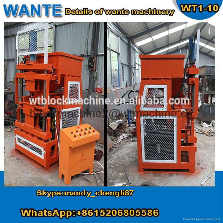 WT1-10A interlocking brick machine 5