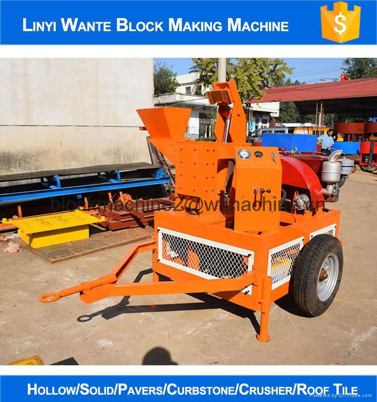 Interlocking brick making machine 2