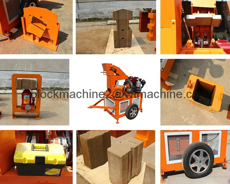 Interlocking brick making machine 4