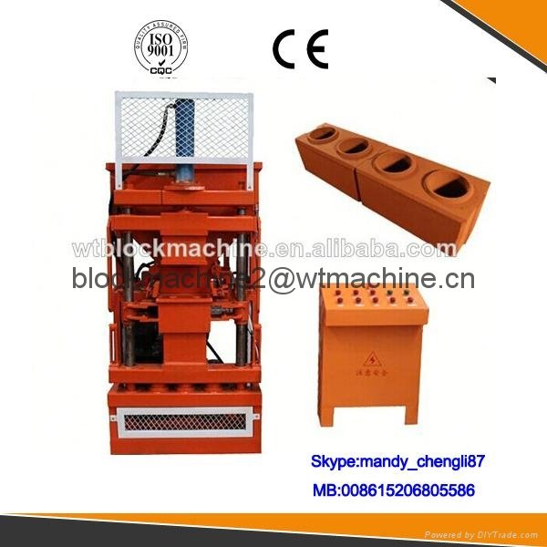 WT1-10 automatic interlocking brick making machine 4