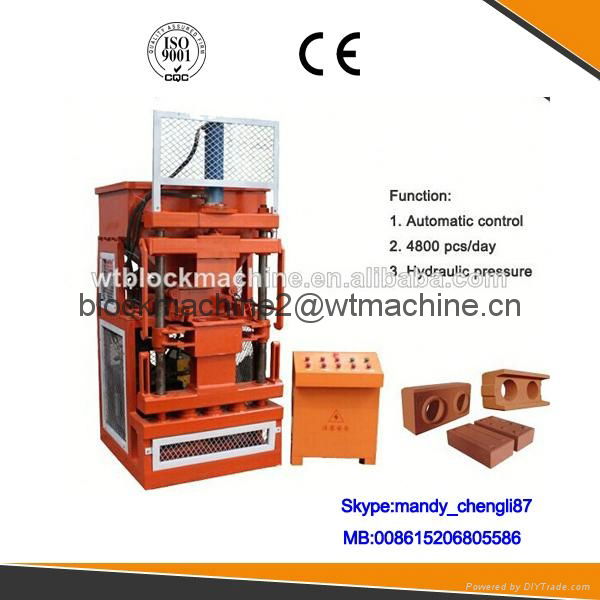 WT1-10 automatic interlocking brick making machine 3