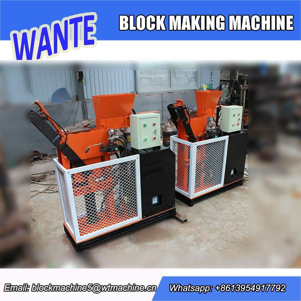 WT1-25 hot sell block making machine home 