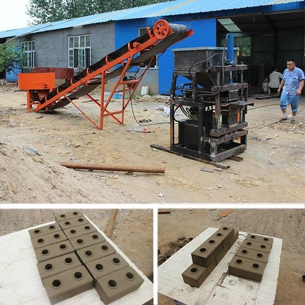 Two blocks Wt1-10 newest retaining wall clay brick making machine indian price m 4