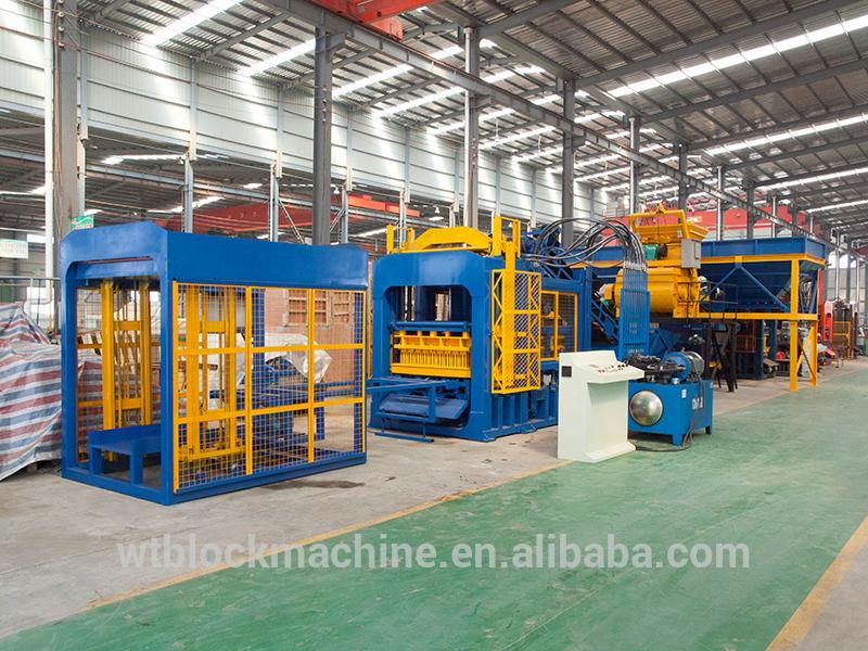 QT8-15 Fully automatic hydraulic concrete blocks making machine uk 