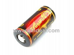 TrustFire 32650 6000mah 3.7v li-ion rechargeable battery with ptotection board