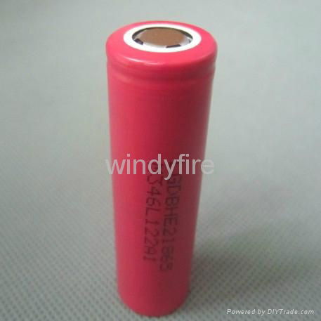 LG HE2 3.6V 2500mAh 35A discharge  IMR 18650 battery  pk efest 4