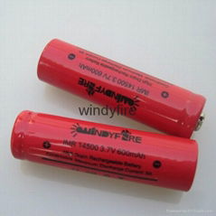 WindyFire  IMR 14500 650mah 10A