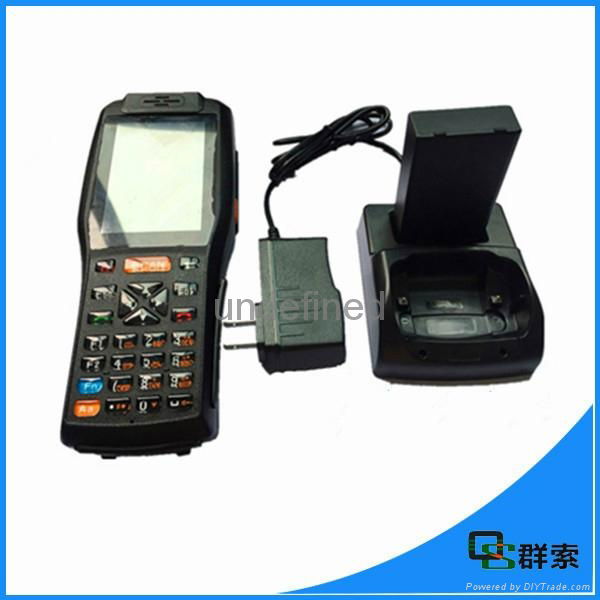 R   ed android PDA wireless handheld mobile pos terminal with printer,3G,wifi,ba 2