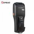 2D barcode scanner gps android handheld pda with 58mm thermal printer