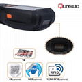 2D barcode scanner gps android handheld pda with 58mm thermal printer 5