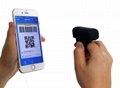 Wireless Mini Qr Code Wearable Ring Bluetooth 1D Barcode Scanner