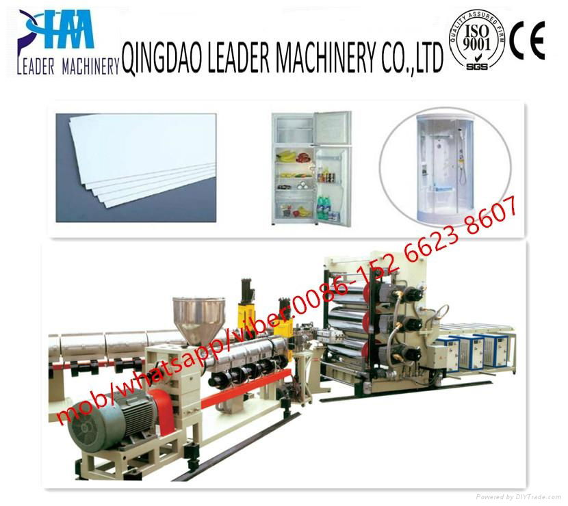 ABS HIPS refrigerator board extrusion line 