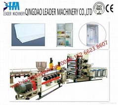 ABS HIPS refrigerator board extrusion line 