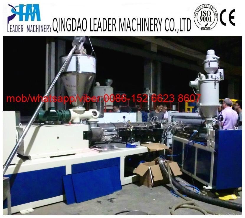 PVC corrugated roofing sheet extrusion machine  3