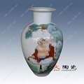 景德镇新彩陶瓷花瓶