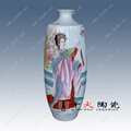 景德镇新彩陶瓷花瓶