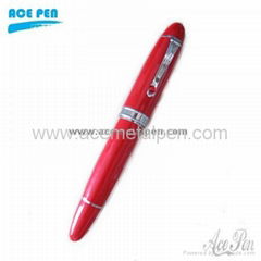 Top-grade red fountain pen,rollerball pen