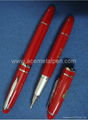 Top-grade red fountain pen,rollerball pen