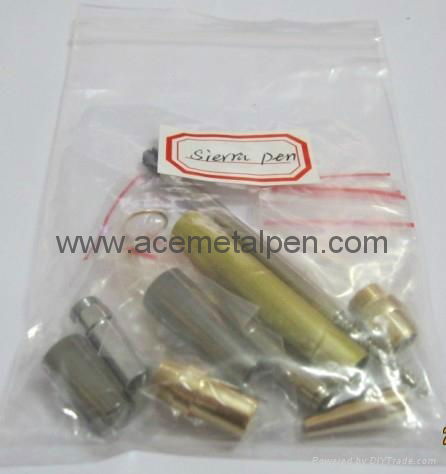 Sierra Pen kits in Chrome/Gold+Gun metal 5
