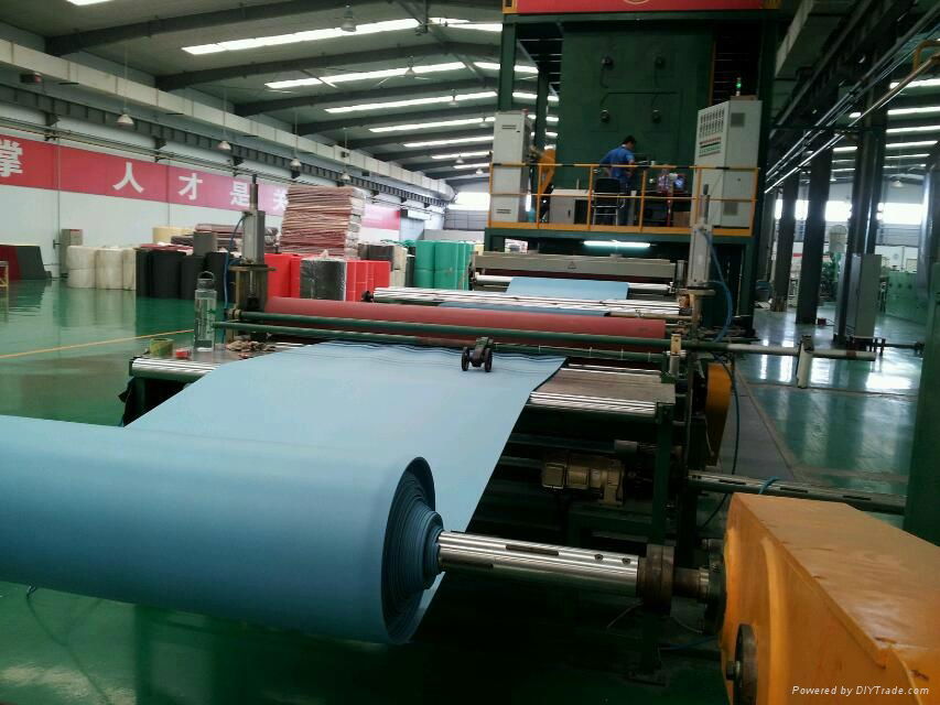 plastic chemical crosslink pe foam sheet production line