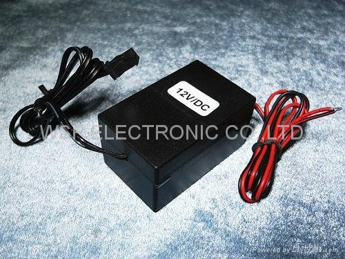 12V DC to AC inverter for EL wire electroluminescent 15m