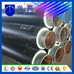 large diameter underground district heating insulation pipeline of polyurethane
