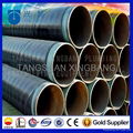 large diameter spiral welded steel oil gas tubing 3 layer pe casing pipe