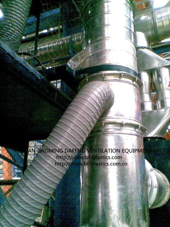 Fiber glass heat resistant spiral flexible duct  4