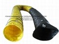 Heat Resistant Combined flexible spiral duct for heating units 2