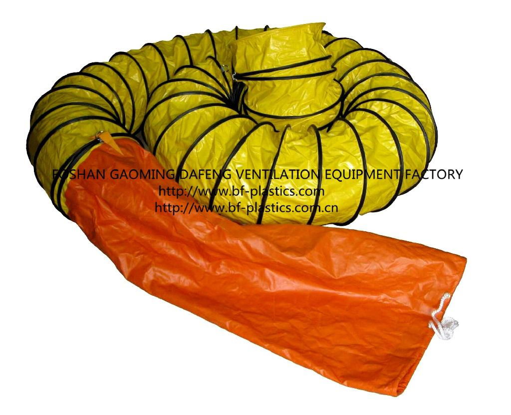 Heat Resistant Combined flexible spiral duct for heating units 3