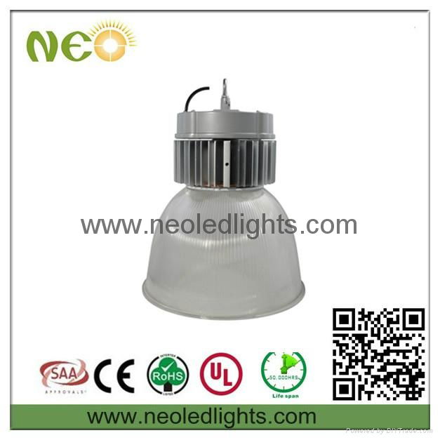 150w PC material cover with siliver or black highbay body light 