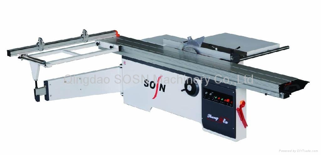 woodworking machinery precision panel saw with scoring blade 